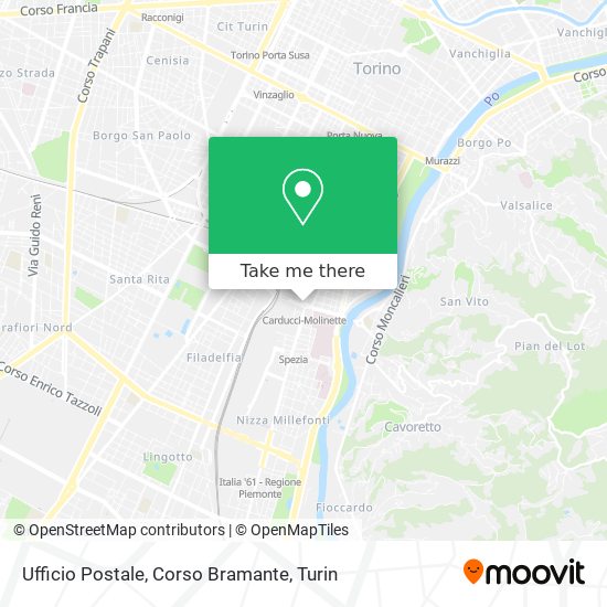 Ufficio Postale, Corso Bramante map