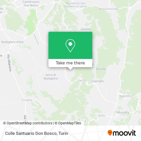 Colle Santuario Don Bosco map