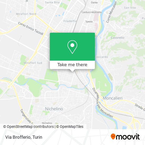 Via Brofferio map