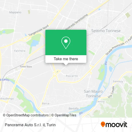 Panorama Auto S.r.l. il map