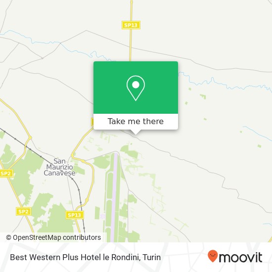 Best Western Plus Hotel le Rondini map