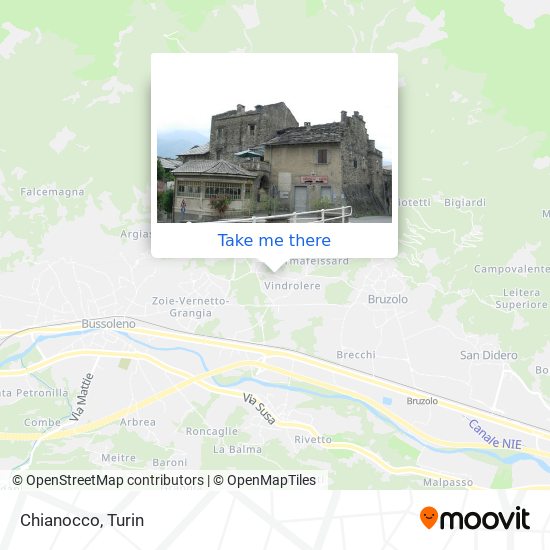 How to get to Chianocco by Bus or Train?