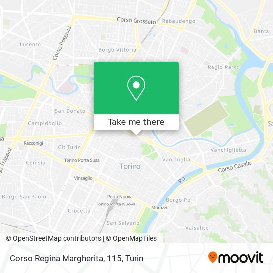 Corso Regina Margherita, 115 map