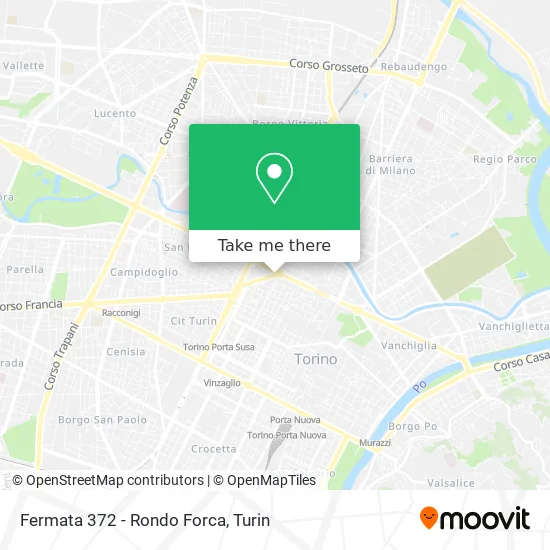 Stop 372 - Rondo Forca map