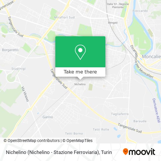 Nichelino (Nichelino - Stazione Ferroviaria) map