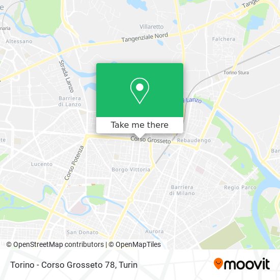 Torino - Corso Grosseto 78 map