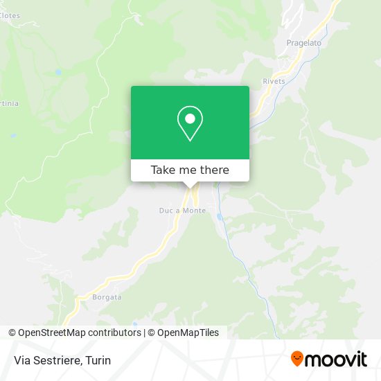 Via Sestriere map