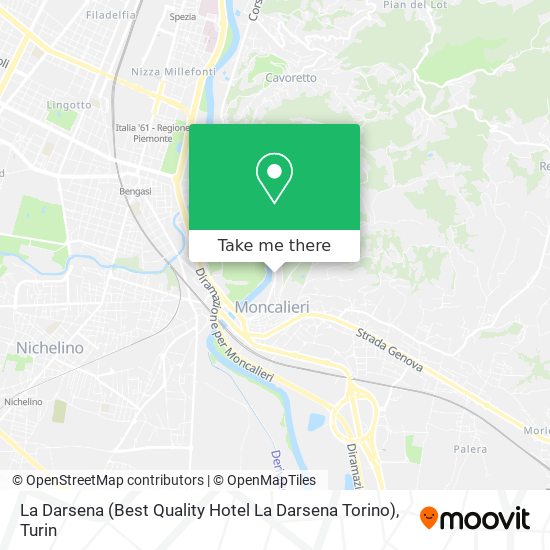 La Darsena (Best Quality Hotel La Darsena Torino) map
