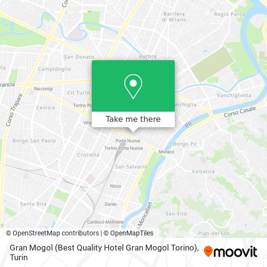 Gran Mogol (Best Quality Hotel Gran Mogol Torino) map