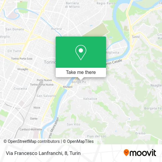 Via Francesco Lanfranchi, 8 map