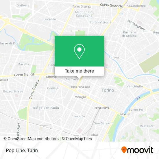 Pop Line map