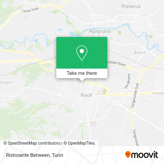 Ristorante Between map