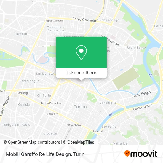 Mobili Garaffo Re Life Design map