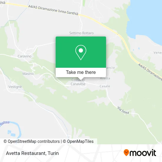 Avetta Restaurant map