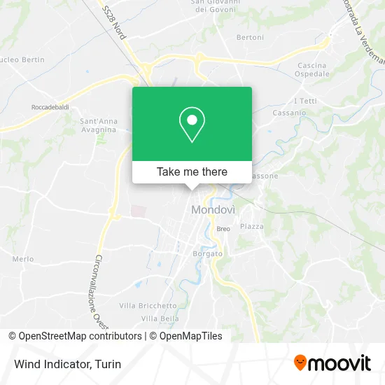 Wind Indicator map