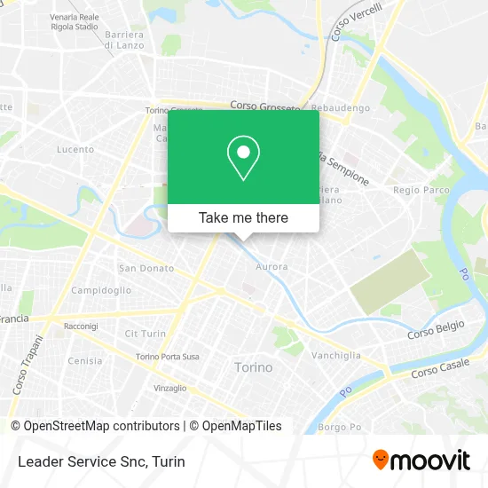 Leader Service Snc map