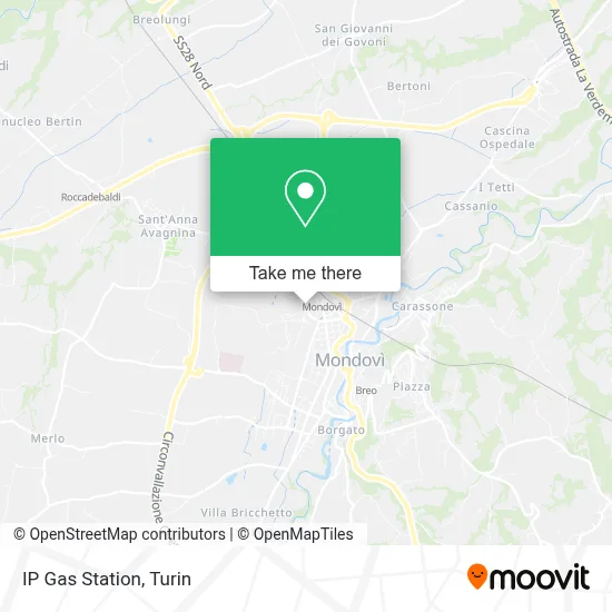 IP Gas Station map