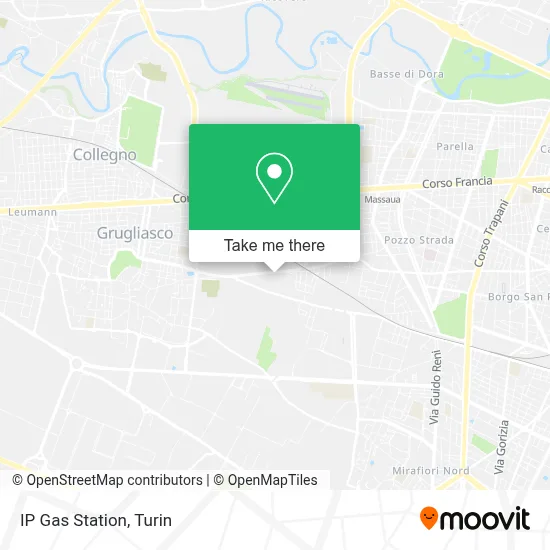 IP Gas Station map