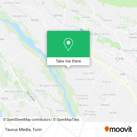 Taurus Media map