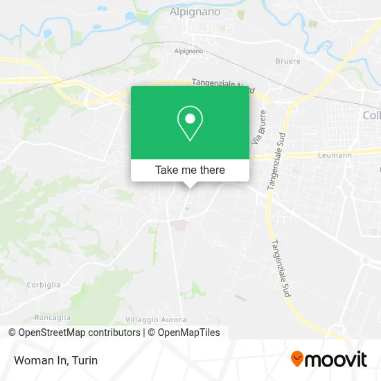 Woman In map
