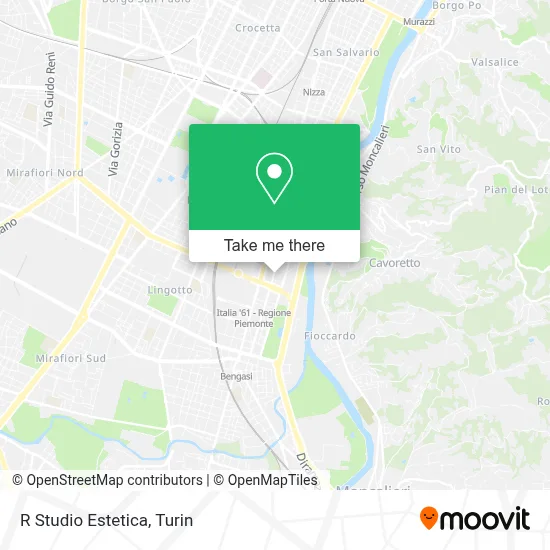 R Studio Estetica map