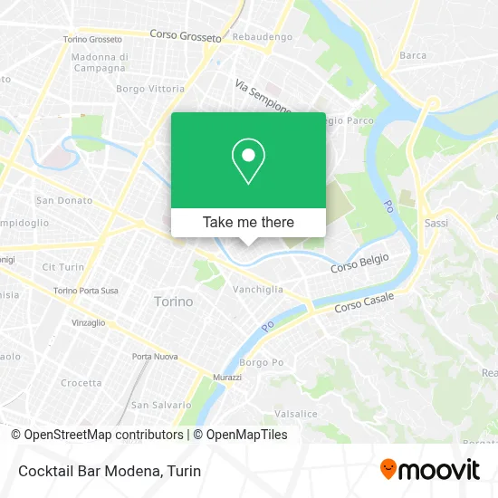 Cocktail Bar Modena map