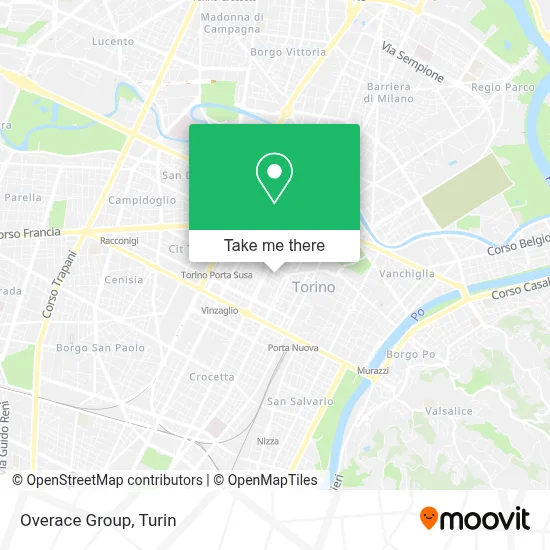 Overace Group map