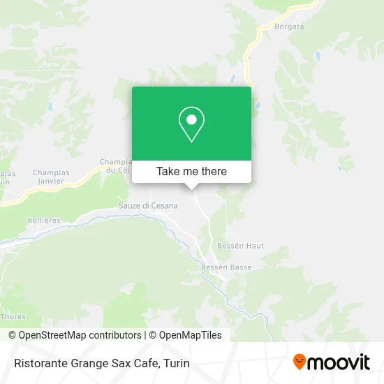 Ristorante Grange Sax Cafe map