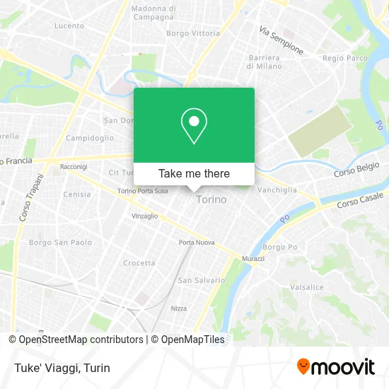 Tuke' Viaggi map