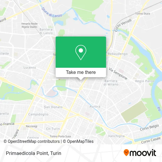 Primaedicola Point map