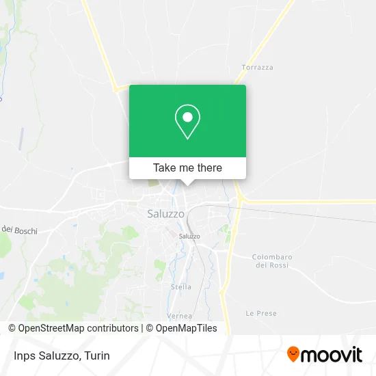 Inps Saluzzo map