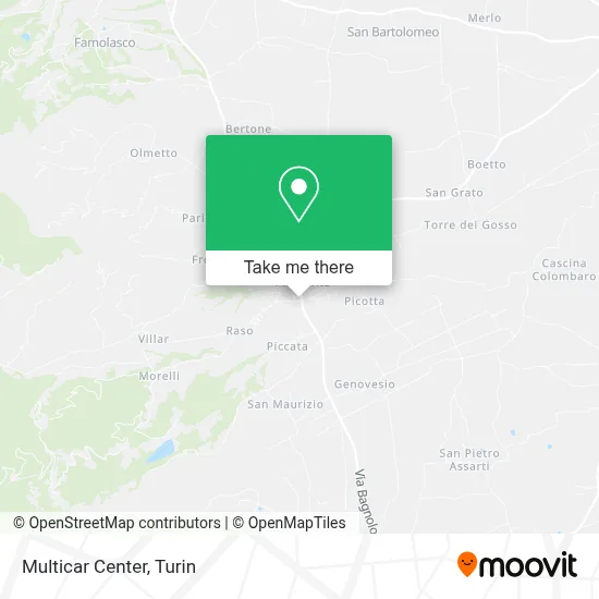 Multicar Center map