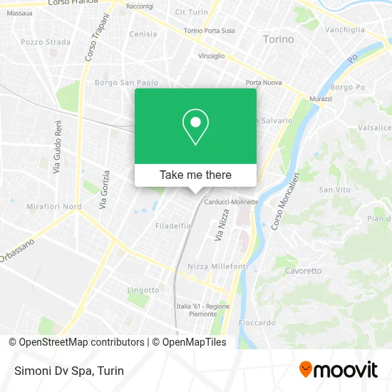 Simoni Dv Spa map
