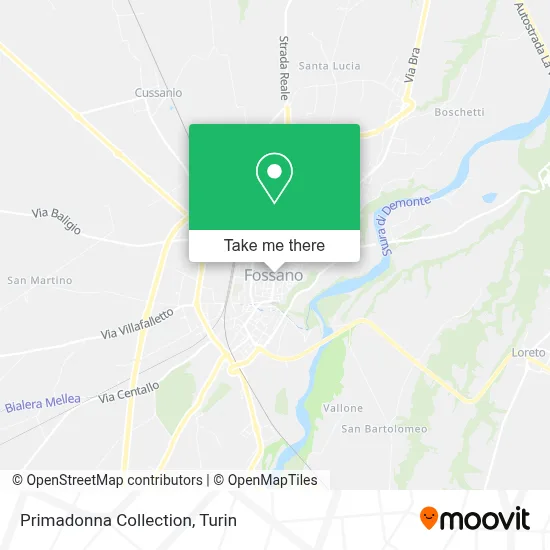 Primadonna Collection map