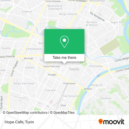 Hope Cafe map