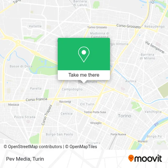 Pev Media map