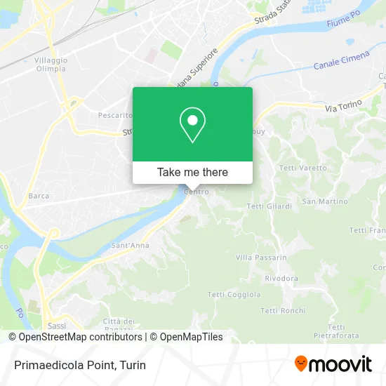 Primaedicola Point map
