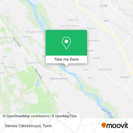 Semes Calcestruzzi map