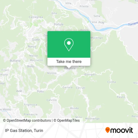 IP Gas Station map