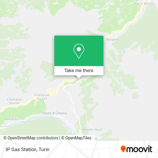 IP Gas Station map