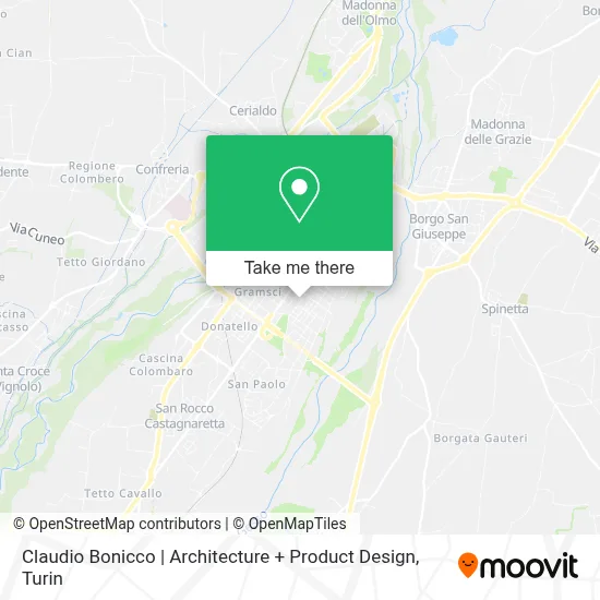 Claudio Bonicco | Architecture + Product Design map