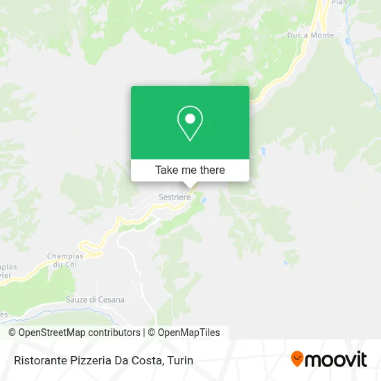 Ristorante Pizzeria Da Costa map