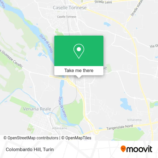 Colombardo Hill map