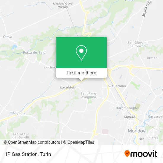 IP Gas Station map