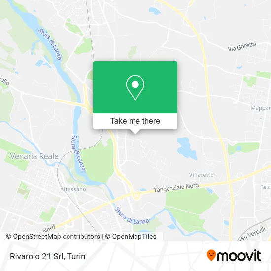 Rivarolo 21 Srl map