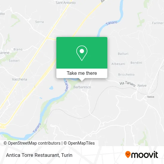 Antica Torre Restaurant map