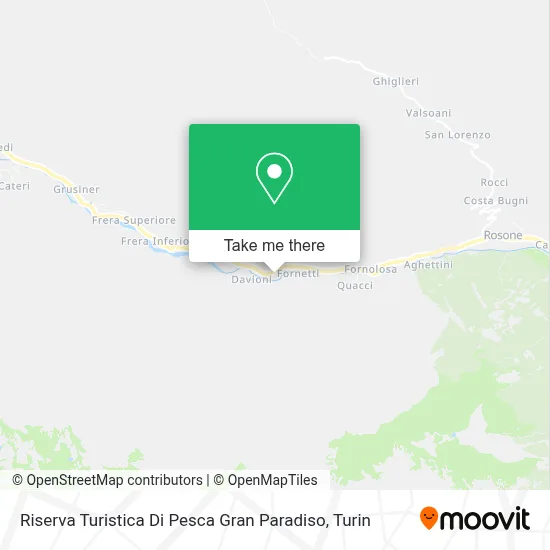 Riserva Turistica Di Pesca Gran Paradiso map