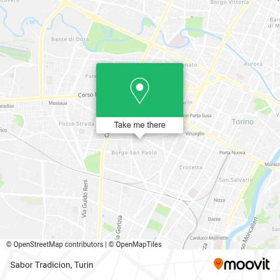Sabor Tradicion map