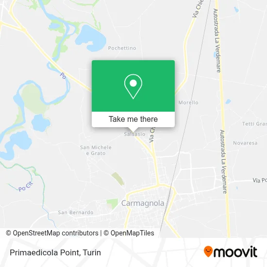 Primaedicola Point map