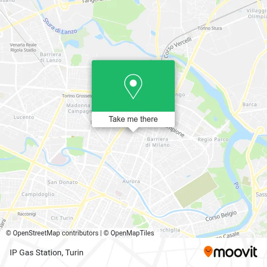 IP Gas Station map